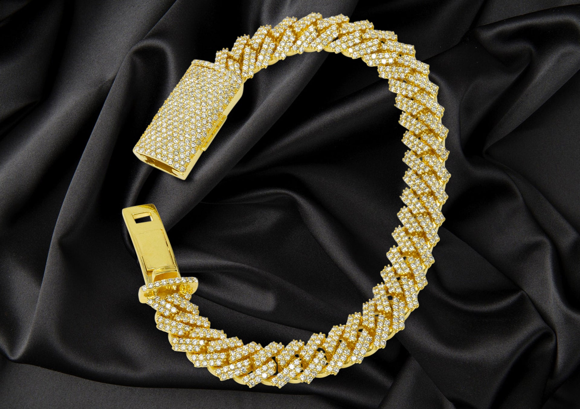 20mm Miami Cuban Link Bracelet in 10K Solid Yellow Gold - Vera Jewelry
