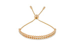 Load image into Gallery viewer, 14kt Rose Gold Bollo .84ct Diamond Bracelet Illusion Cut
