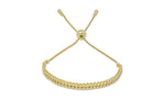 Load image into Gallery viewer, 14kt Yellow Gold, .84ct Diamond Bolo Bracelet, 2 Rows
